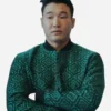 Joel Kim Booster Tv Series Loot Srason 02 Nicholas Green Bomber Jacket