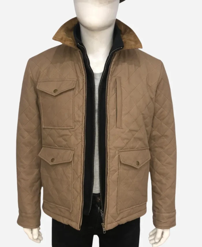 John Dutton Quilted Brown Jacket