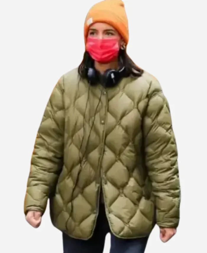 Katie Holmes Rare Objects Puffer Jacket