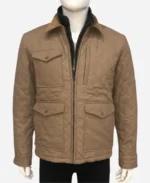 Kevin Costner TV Series Yellowstone The Epic Return Part 02 Season 05 John Dutton Quilted Brown Jacket For Sale