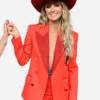 Lainey Wilson ACM Awards 2024 Red Sequin Suit For Womens