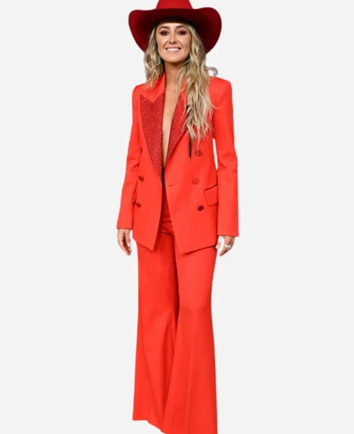 Lainey Wilson Red Suit