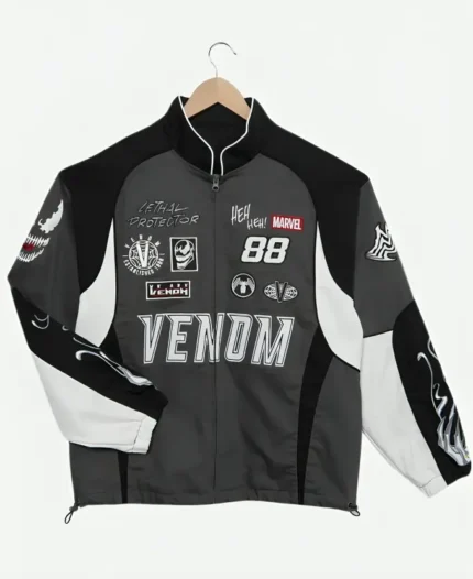 Marvel Venom Moto Biker Jacket