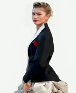 Paris Fashion Week 2024 Zendaya Black Blazer Side