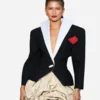 Paris Fashion Week 2024 Zendaya Black Coat