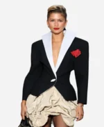 Paris Fashion Week 2024 Zendaya Black Coat