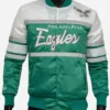 Philadelphia Eagles Jale Hurts Green Varsity Jacket