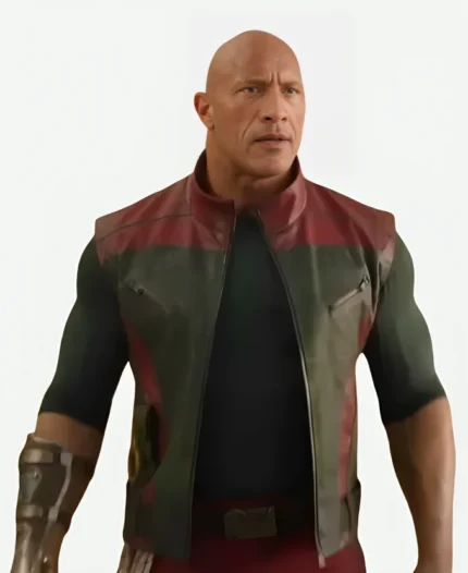 Red One 24 Dwayne Johnson Leather Vest