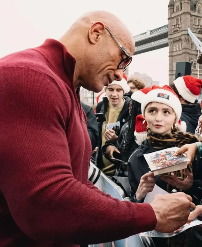 Red One Premiere Dwayne Johnson Sweater