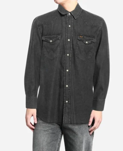 Rip Wheeler Yellowstone S03 Black Shirt