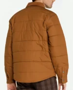 Ryan Bingham Yellowstone Season 04 Walker Brown Puffer Jacket