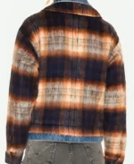 Stella Kidd Tv Series Chicago Fire Season13 Miranda Rae Mayo Plaid Denim Jacket Back