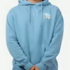 Stussy Dice Fleece Hoodie Blue Front