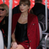 Taylor Swift Chiefs Broncos Plaid Blazer