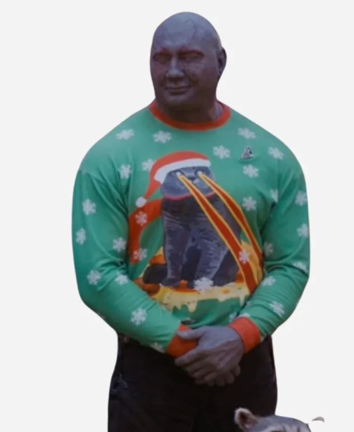 The Guardians of the Galaxy Holiday Special Drax Sweater