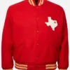 Travis Kelce Red varsity Jacket