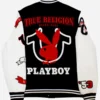 True Religion X Playboy Bomber Varsity Jacket For Sale