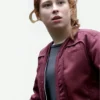 Tv Series Lost In Space Mina Sundwall Penny Robinson Red Cotton Jacket