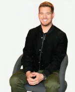  Tv Show The Voice Season 26 Michael Bublé Black Bomber Jacket