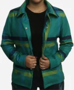 Yellowstone S02 Beth Dutton Green Flannel Jacket