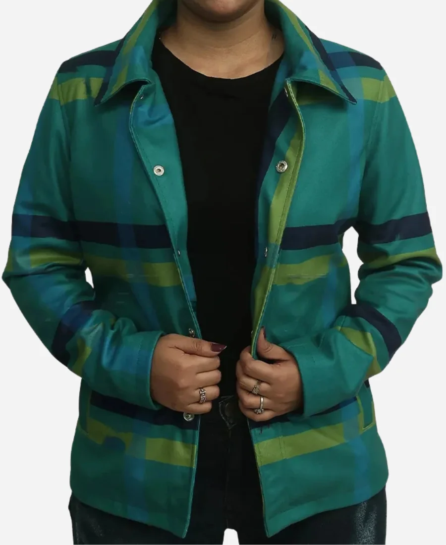 Yellowstone S02 Beth Dutton Green Flannel Jacket