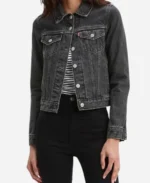 Yellowstone S04 Mia Black Denim Jacket