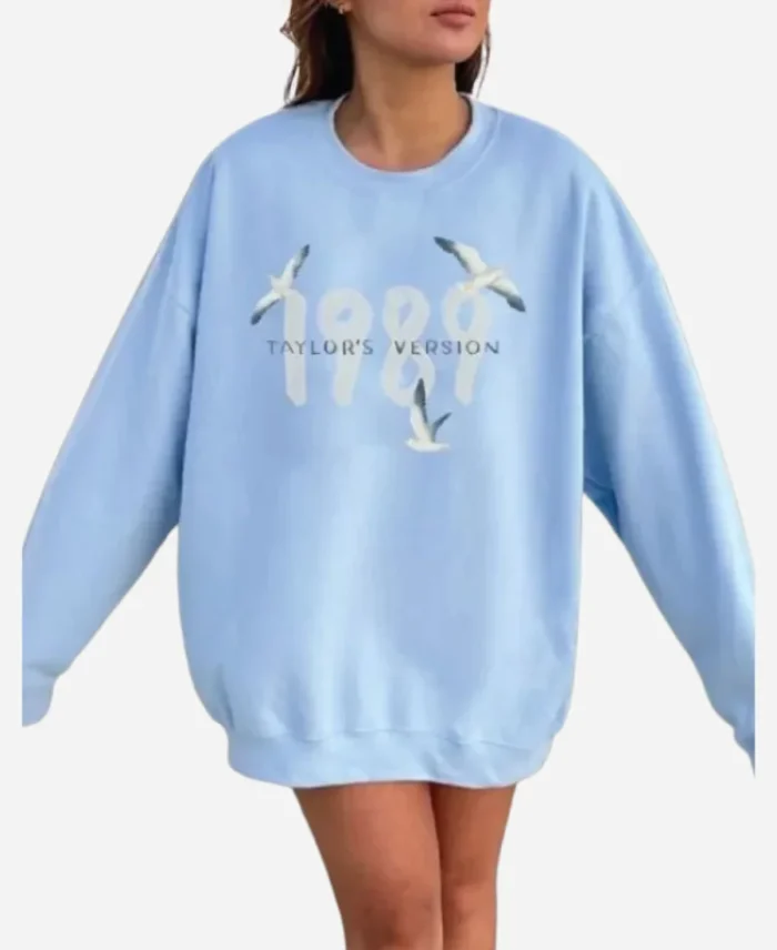 1989-Taylors-Version-Seagull-Fleece-Blue-Sweatshirt