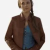 Amber-Marshall-Heartland-S18-Leather-Brown-Jacket