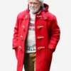 Arnold Schwarzenegger The Man With The Bag Red Santa Coat For Sale