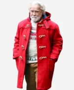 Arnold Schwarzenegger The Man With The Bag Red Santa Coat For Sale