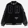 BAPE-x-Bounty-Hunter-Varsity-Black-Jacket