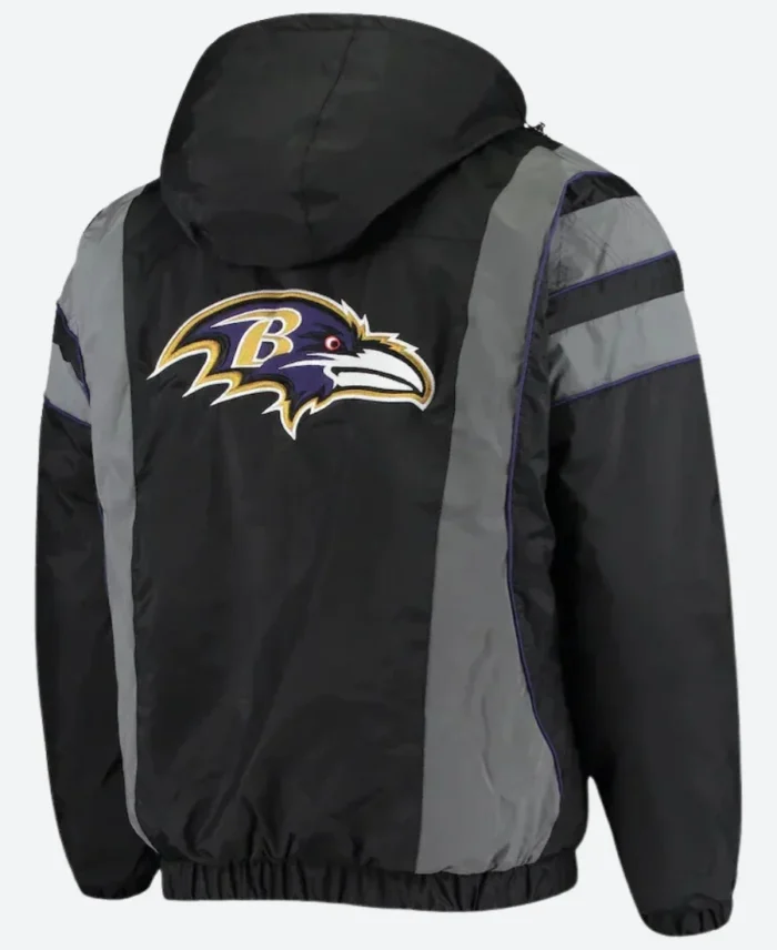 Blaine-Baltimore-Ravens-Reflective-Stripe-Quarter-Zipper-Hooded