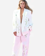 Blake-Lively-London-White-Floral-Suit