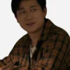 Bruce-Sun-Tv-Series-The-Brothers-Sun-2024-Sam-Song-Li-Brown-Plaid-Shirt