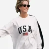 Chelsea-Harbour-Club-USA-Princess-Diana-White-Sweatshirt-For-Unisex