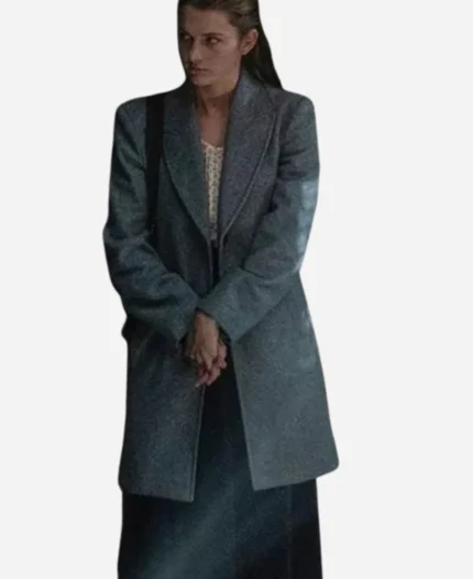 Chloe-East-Movie-Heretic-2024-Sister-Paxton-Grey-Wool-Long-Coat