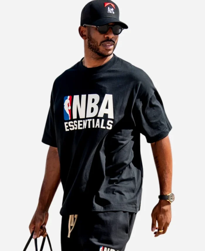 Chris-Paul-NBA-Essentials-Black-T-Shirt-For-Sale