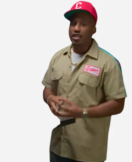 Chris-Redd-Resurrected-Rides-Beige-Shirt