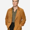 Cillian-Murphy-Movie-Small-Things-Like-These-Premiere-Brown-Suede-Leather-Blazer-Jacket