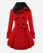 Classic-Women-Red-Fur-Peacoat