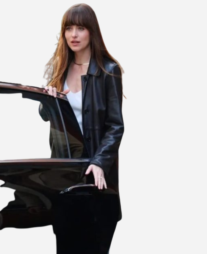 Dakota-Johnson-Black-Leather-Blazer