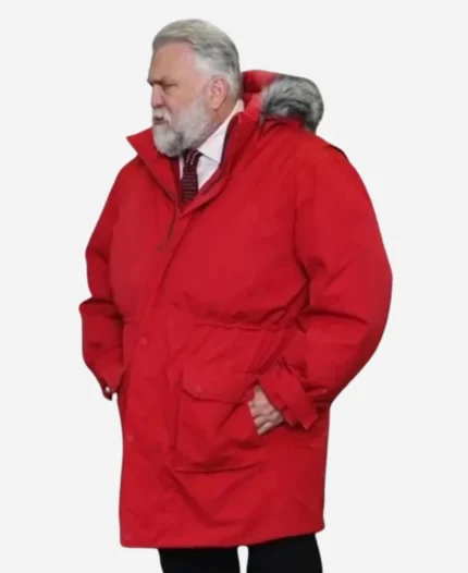 Daniel-Roebuck-Movie-Saint-Nick-of-Bethlehem-2024-Nick-Red-Parka-Hooded-Jacket