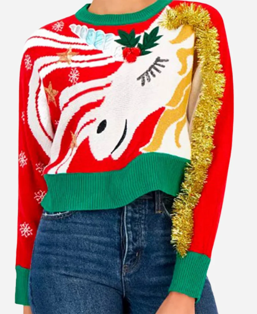 DeeDee-Dashers-TV-Series-Elsbeth-S2-Vanessa-Bayer-Unicorn-Christmas-Sweater