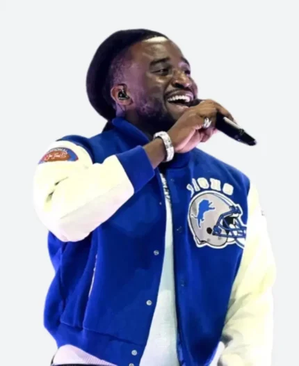 Detroit-Lions-Shaboozey-Varsity-Jacket