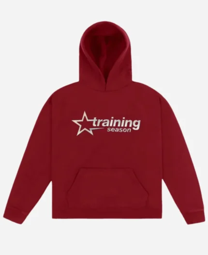 Dua Lipa Training Season Red Hoodie