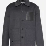 E! News Jeff Goldblum Cashmere Shirt Jacket