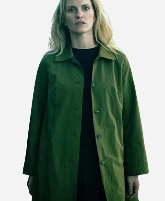 Emma-Flyte-Slow-Horses-S04-Green-Trench-Coat