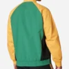 Football-Team-Arsenal-Yellow-And-GreenWarm-Up-Jacket-For-Unisex