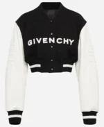 Givenchy-Cropped-Varsity-Black-Jacket