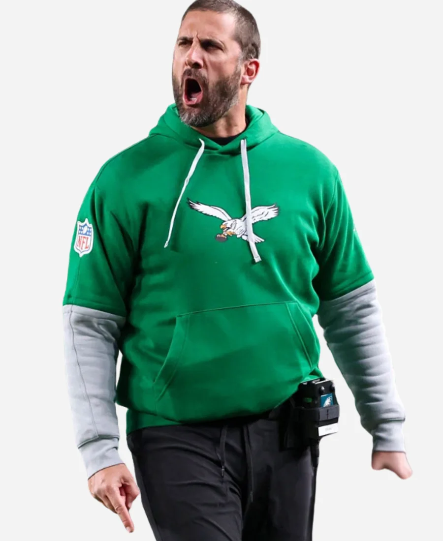 Head-Coach-Philadelphia-Eagles-Nick-Sirianni-Kelly-Green-Hoodie